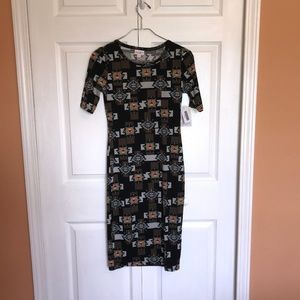 Lularoe Julia XXS Tribal print New w…